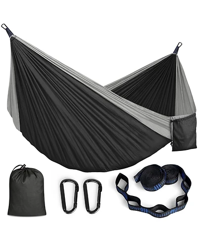 Piscifun Heavy Duty Camping Hammock 700lbs Capacity With Tree Straps Carry Bag Portable Outdoor