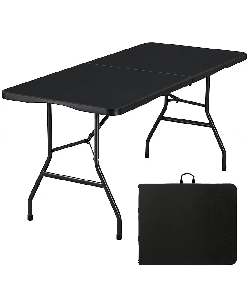 Piscifun Portable Folding Table Indoor Outdoor Picnic Party Camping Square Height Plastic