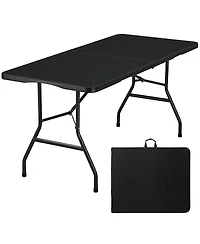Piscifun Portable Folding Table Indoor Outdoor Picnic Party Camping Square Height Plastic