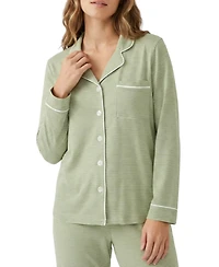 Motette Women's Stripe Bamboo Pajama Set