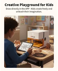 Ltmate 1.3W Portable Laser Engraver and Cutter,App Control,for Wood, Leather, Glass