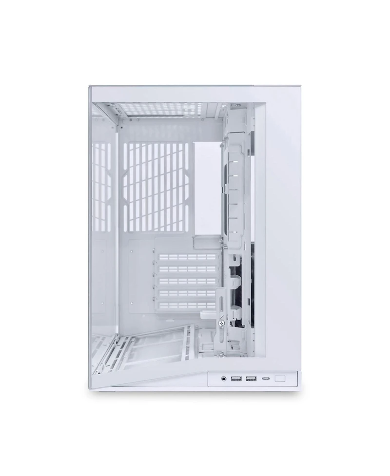 Lian-Li O11D Mini V2 Compact Tempered-Glass Case Compatible with Atx, M-atx, Mini-itx, and Atx Back-Connect Motherboards