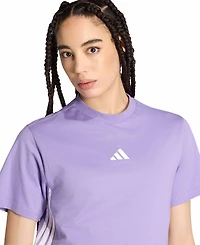 adidas Women's Essentials 3-Stripes Cotton T-Shirt