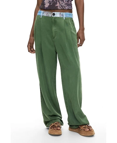 Desigual Women's Tencel Combination Trousers