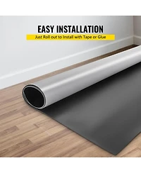 Sevorley Portable Roll-Out Dance Floor, 6.6 x 15.7 ft Reversible Pvc Practice Flooring for Ballet