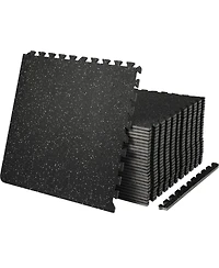 Sevorley Eva Interlocking Foam Floor Mats, 25-Piece Puzzle Exercise Tiles, 100 Sq Ft