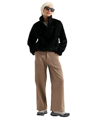 The North Face Women's Osito Evolve Half-Zip Fleece Stand Collar Jacket