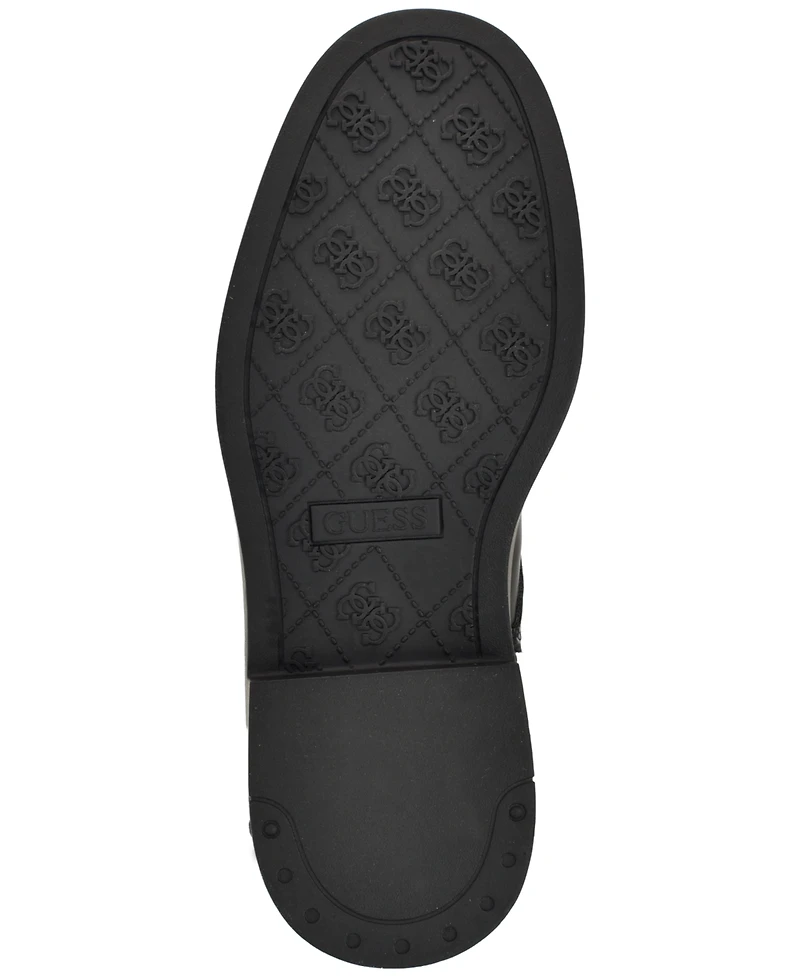 Guess Women's Fellini Buckle Strap Lace-Up Combat Booties