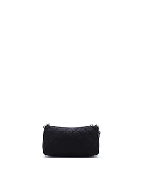 Pre-Owned Prada Small Chain Zip Shoulder Bag Quilted Tessuto