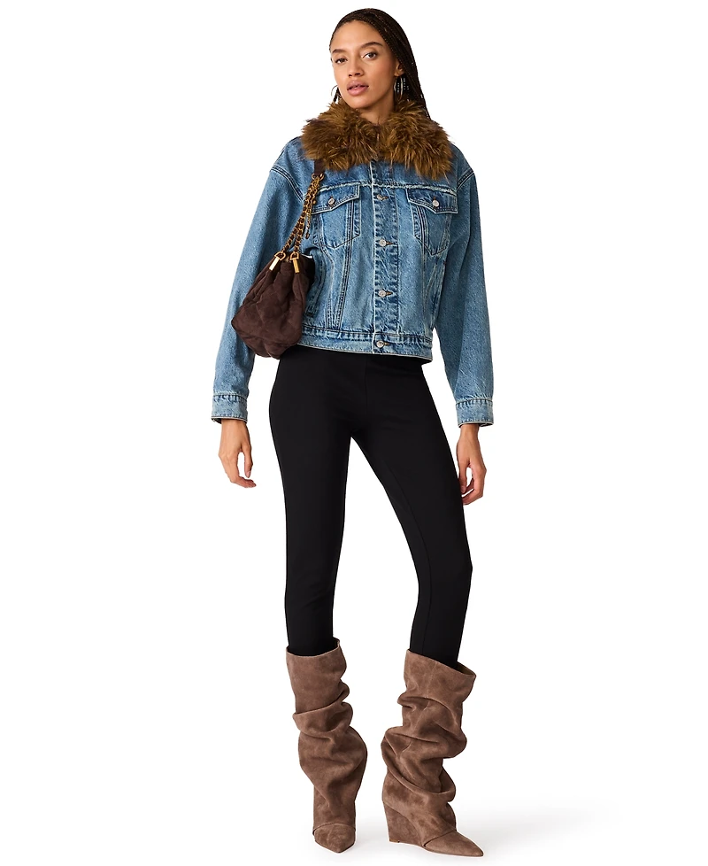 Steve Madden Women's Marky Button-Front Jacket