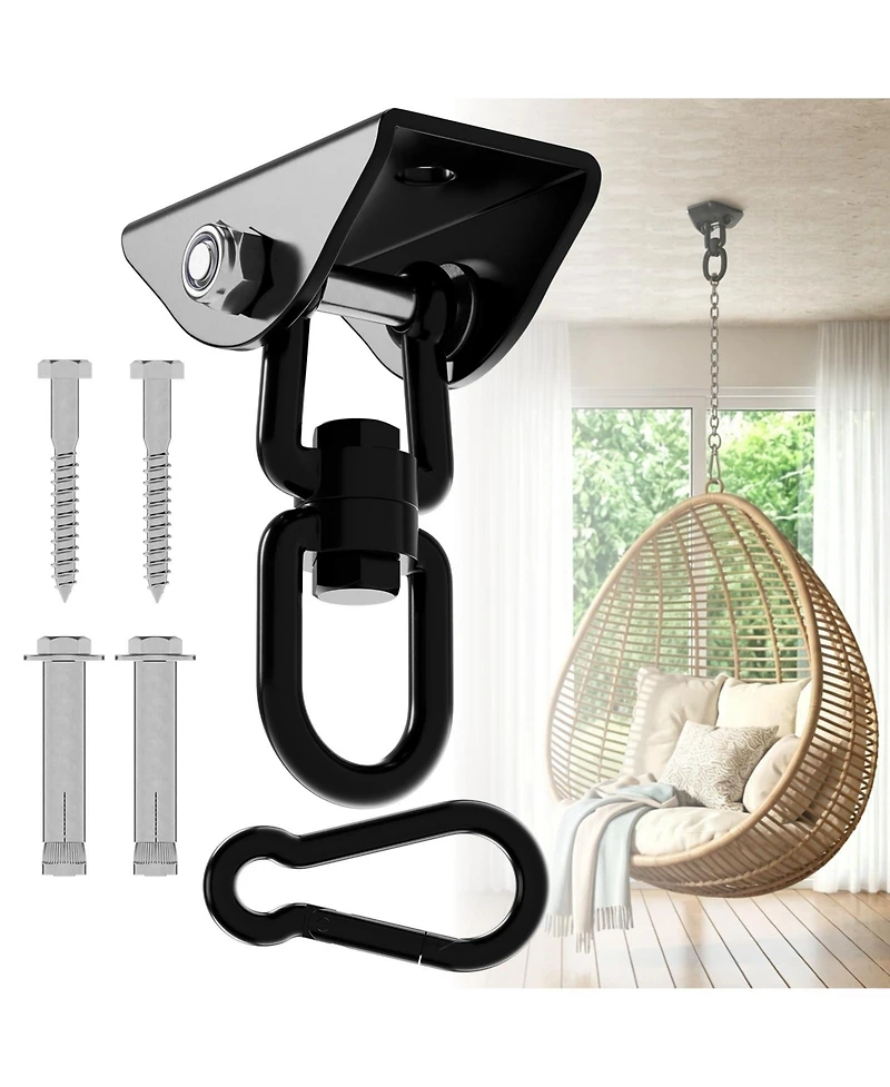 Piscifun 1200 Lb Capacity 360 Rotating Stainless Steel Hammock Hanging Kit