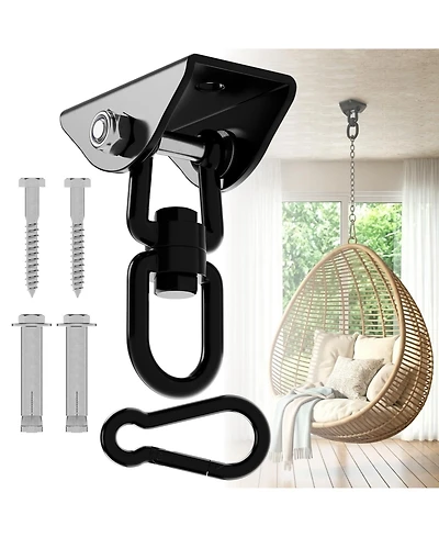 Piscifun 1200 Lb Capacity 360 Rotating Stainless Steel Hammock Hanging Kit