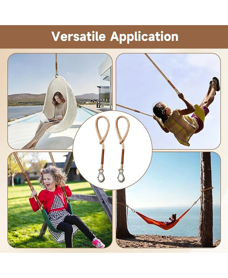Piscifun 2 Pack Tree Swing Hanging Straps Kit 800LB Capacity Heavy Duty Adjustable Outdoor Gear Hooks