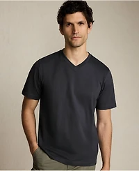 Lands' End Men's Tall Super-t Short Sleeve V-Neck T-Shirt