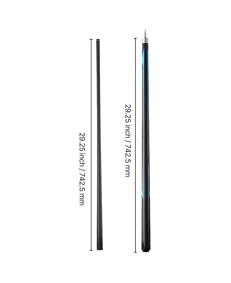 Sevorley 58-Inch Jump Break Pool Cue with Carbon Fiber Shaft and Maple Butt
