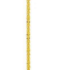 Giani Bernini Intricate Design Sparkle Criss-Cross Necklace and Bracelet Set