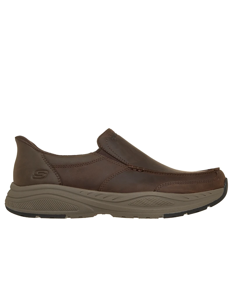 Skechers Men's Slip-Ins Relaxed Fit: Norman - Jasper Moc-Toe Casual Sneakers from Finish Line