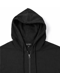 Blu Rock Women's Loose Fit French Terry Zip Up Hoodie And Jogger Set