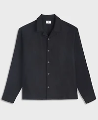 Mode of One Men's Boxy Camp-Collar Long-Sleeve Flannel Shirt, Macy's Exclusive
