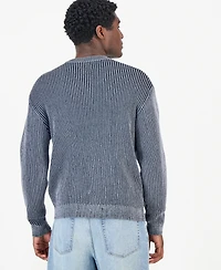 Mode of One Men's Gemini Boxy Ribbed Crewneck Sweater, Macy's Exclusive