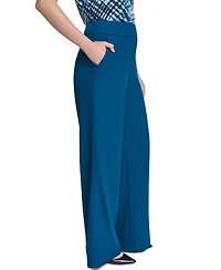 Calvin Klein Women's Whitney High-Rise Wide-Leg Pants