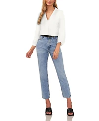 Vince Camuto Women's Collared V-Neck Top
