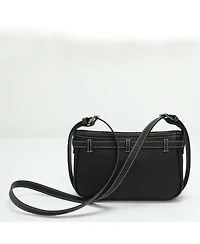 Susu Women's Sloane Leather Shoulder Bag for Women Convertible Crossbody Purse Small Belt Detail Handbag