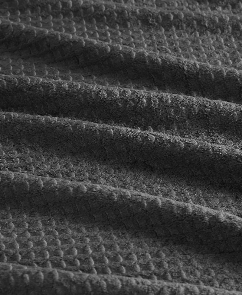 Premier Comfort Cozy Waffle Plush Blanket