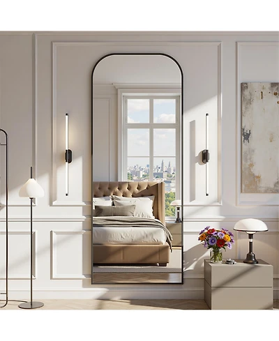 Antok Full Length Mirror, 71"x26" Oversized Floor Mirror for Bedroom, Hanging Mounted for Living Room Cloakroom