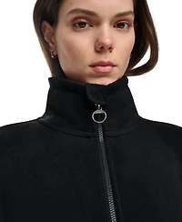 Dkny Sport Women's Collared Zipper-Front Jacket