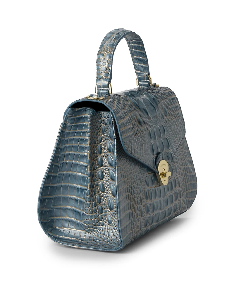 Brahmin Annalise Melbourne Small Leather Satchel Handbag