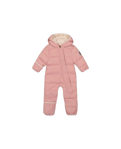 Deux par Baby Girls ( 3M to 24M ) Cloud One Piece Snowsuit Adapted for Car Seats Pale Dusty