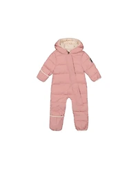 Deux par Baby Girls ( 3M to 24M ) Cloud One Piece Snowsuit Adapted for Car Seats Pale Dusty