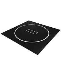 Sevorley Roll-Up Wrestling Mat, 10 x 10 ft Xpe Foam Martial Arts Training Mat with Circles