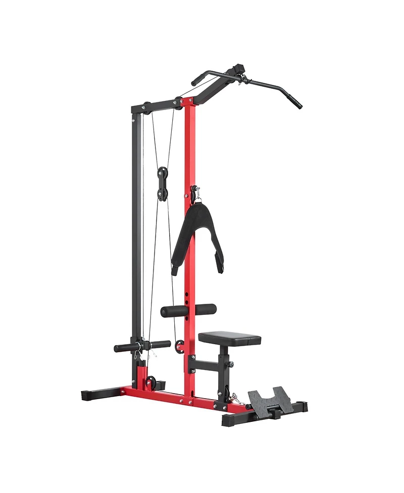 Sevorley Lat Pull Down Machine 3-in-1 Cable Tower 400 lb Home Gym