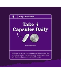 Nature's Craft High Absorption Magnesium Glycinate 500 Milligram Capsules, Supports Sleep, Mood and Muscle Relaxation, , Non-gmo, 120 Count