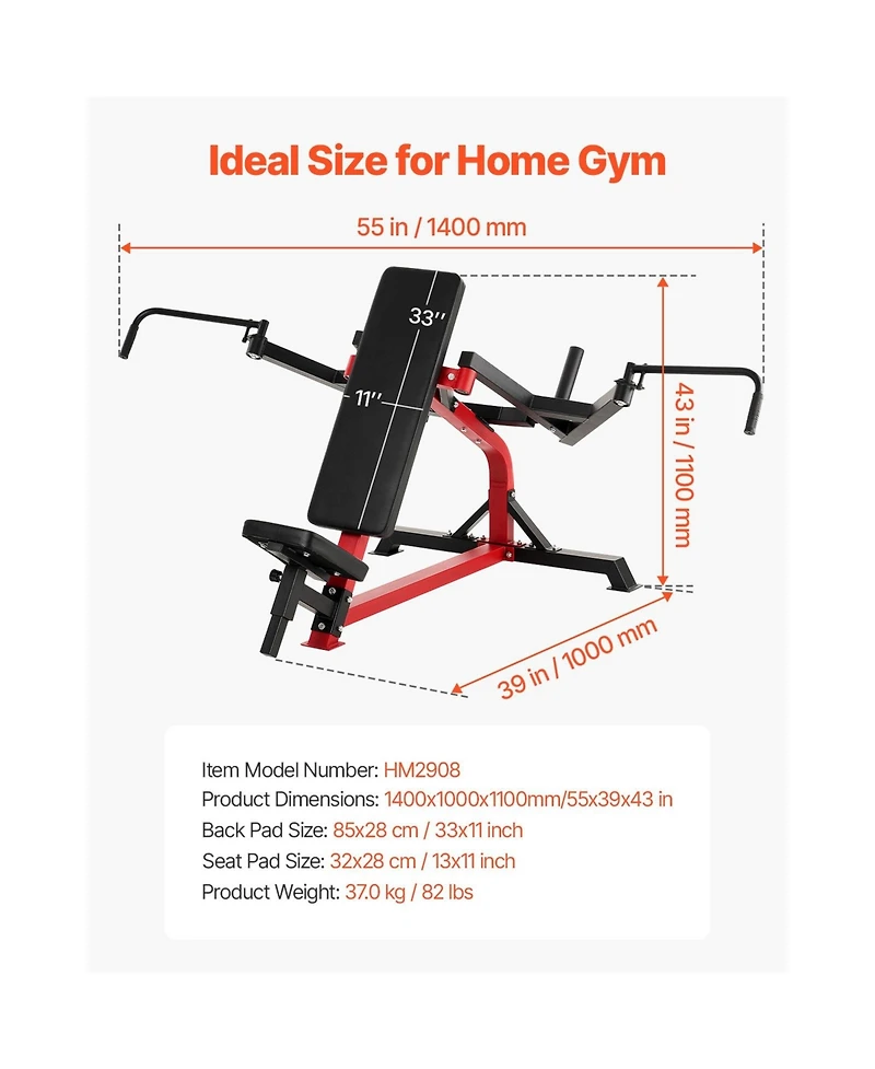 Sevorley Incline Chest Fly and Rear Delt Machine 450 lb Home Gym Bench