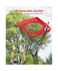 Sevorley Volleyball Setter Training Net, Height and Angle Adjustable Target Trainer