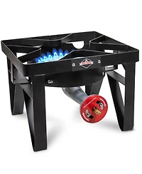 Hike Crew 220,000 Btu Single Burner Portable Gas Stove with Flame Air Control and Adjustable Hose