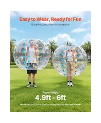 Sevorley Inflatable Bumper Ball, 5 feet Body Sumo Zorb Ball for Outdoor Team Play