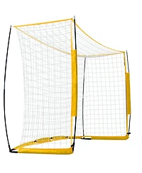 Sevorley Portable Soccer Goal, 12 x 6 ft Steel and Fiberglass Backyard Soccer Net with Carry Bag