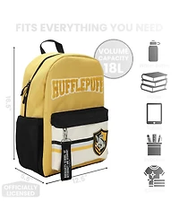 Harry Potter Hufflepuff Crest 16.5 Inch Adult Backpack