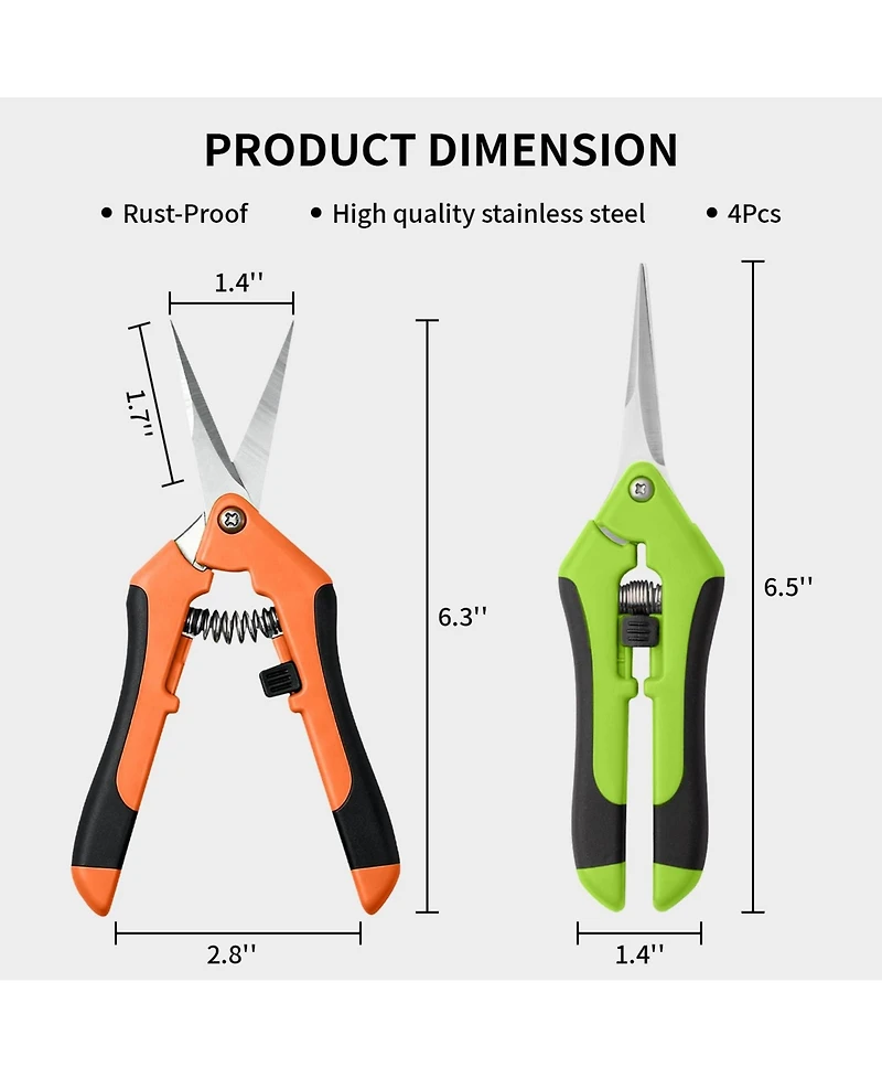 Xdovet Garden Pruning Shears Stainless Steel Tools