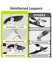 Xdovet Loppers Heavy Duty Compound Action Extendable Pruning Shears