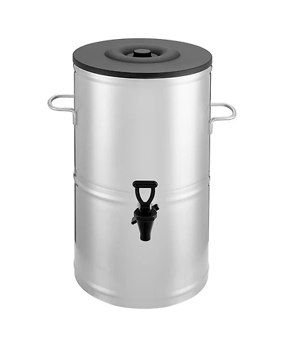 Sevorley Stainless Steel Beverage Dispenser, 4 Gal Iced Tea Dispenser with Spigot and Handle