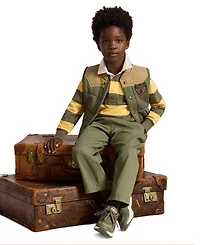 Polo Ralph Lauren Boys' 2T-7 Iconic Long-Sleeve Rugby Shirt