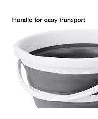 Piscifun Collapsible Handle Bucket 10 Liter Watertight Multipurpose Indoor Outdoor