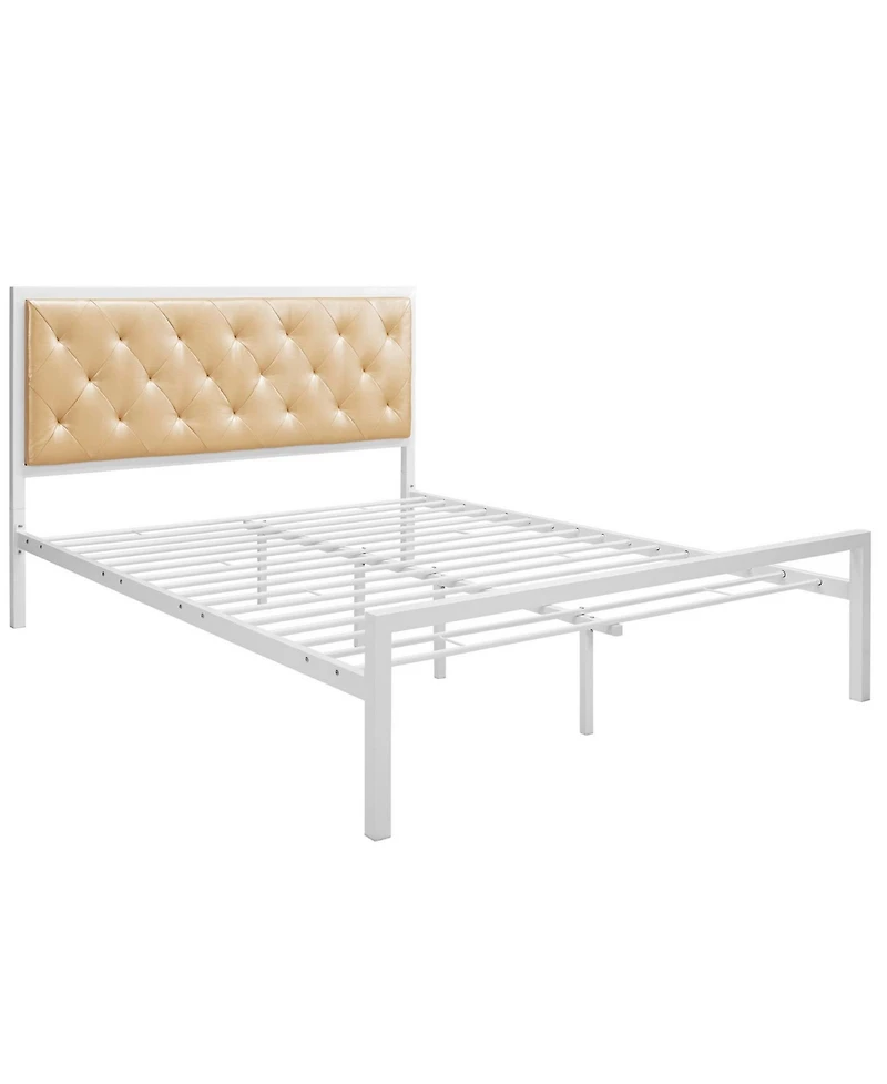 Modway Mia Vinyl Queen Bed