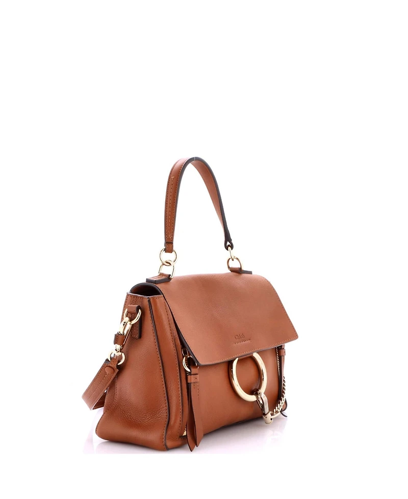 Pre-Owned Chloe Small Faye Day Bag Leather
