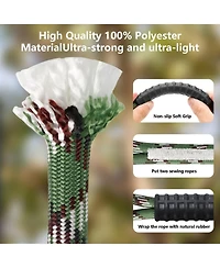 Piscifun Heavy Duty Tree Swing Hanging Kit Polyester Rope Carabiner For Outdoor Play